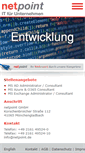 Mobile Screenshot of netpoint.de