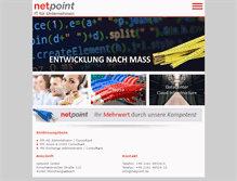 Tablet Screenshot of netpoint.de